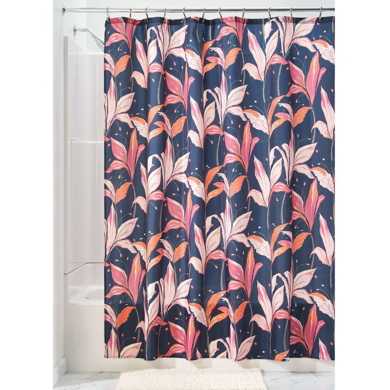 Mdesign Tropical Solid Single Shower Curtain Wayfair